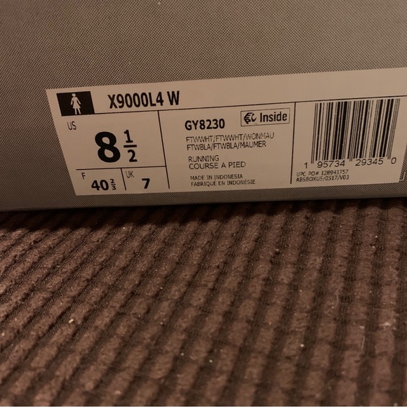 Adidas women's X9000L4 running shoes - Picture 6 of 6